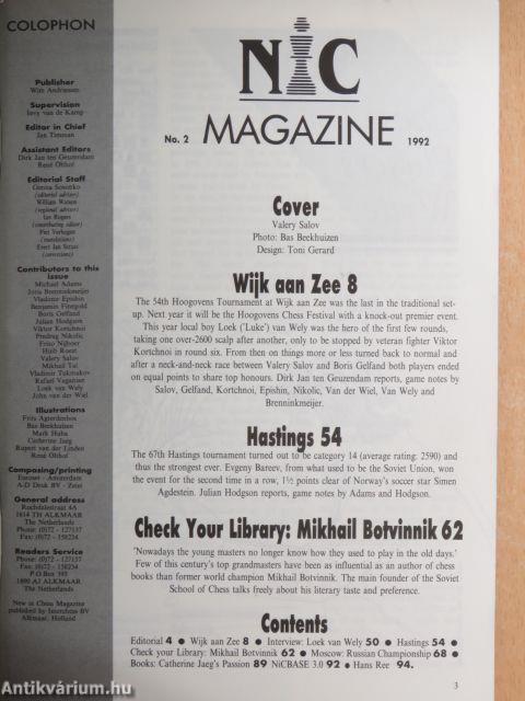 New in Chess Magazine 1992-1993., 1995., 1997. (vegyes számok) (16 db)