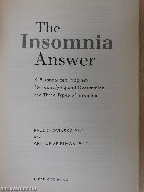 The Insomnia Answer