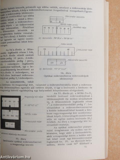 Föld és bányaméréstan I.