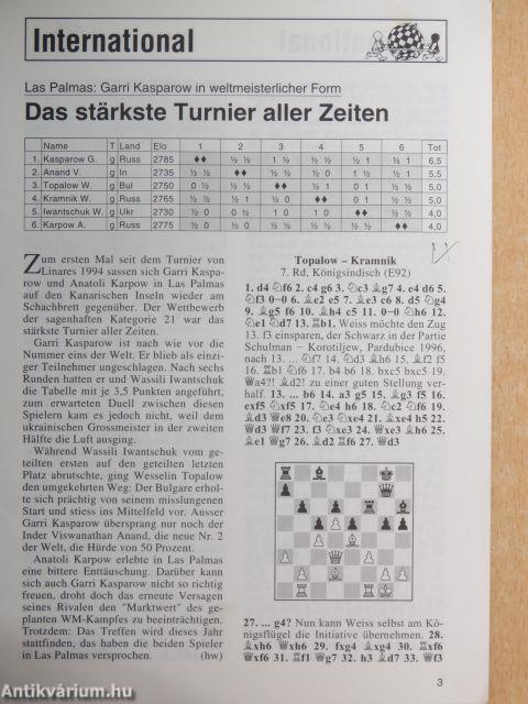 Die Schachwoche 1997. (nem teljes évfolyam)