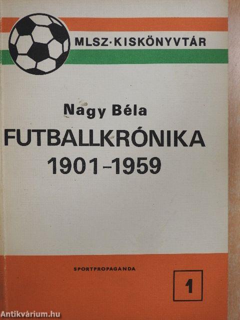 Futballkrónika 1901-1959