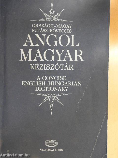 Angol-magyar kéziszótár