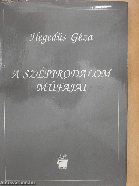 A szépirodalom műfajai