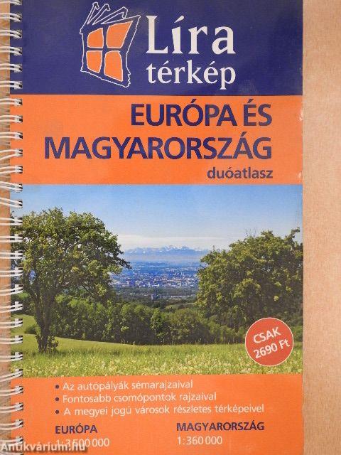 Európa és Magyarország duóatlasz