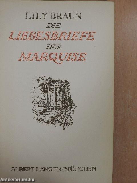 Die Liebesbriefe der Marquise