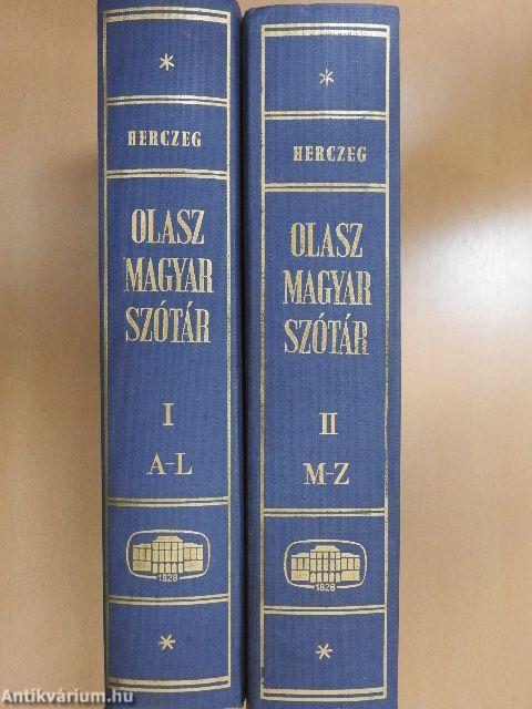 Olasz-magyar szótár I-II.