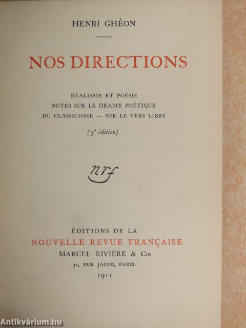 Nos Directions