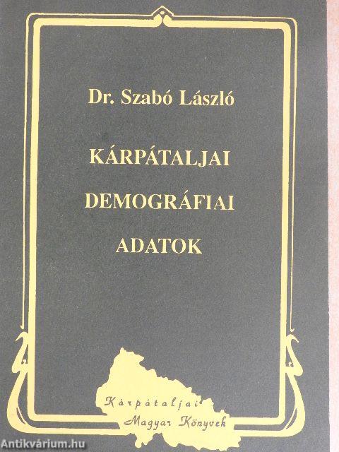 Kárpátaljai demográfiai adatok