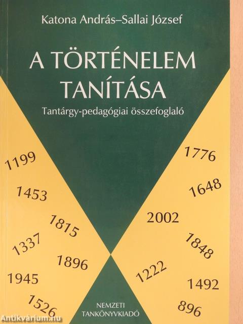 A történelem tanítása (dedikált példány)