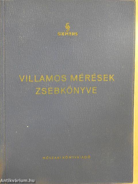 Villamos mérések zsebkönyve