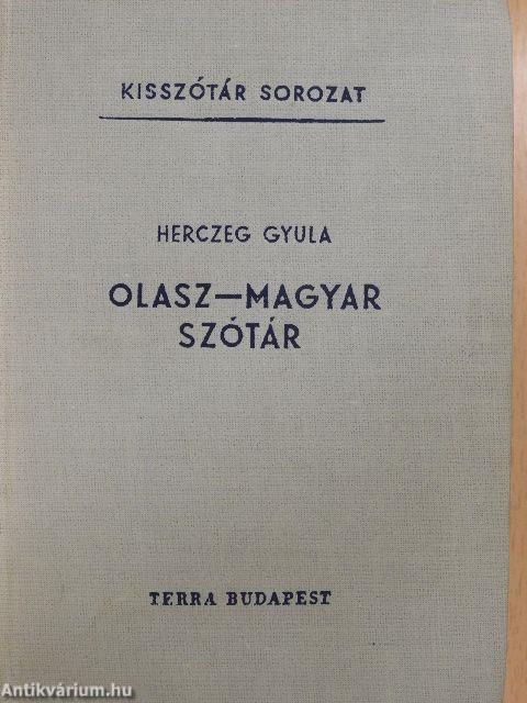 Olasz-magyar szótár