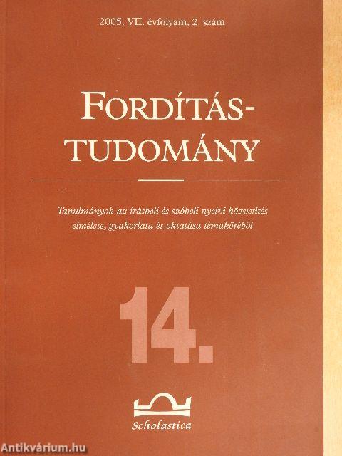 Fordítástudomány 2005/2.