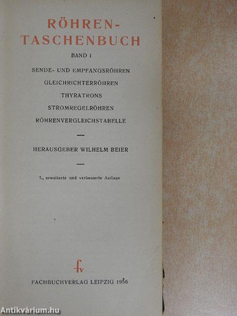 Röhrentaschenbuch I-II.