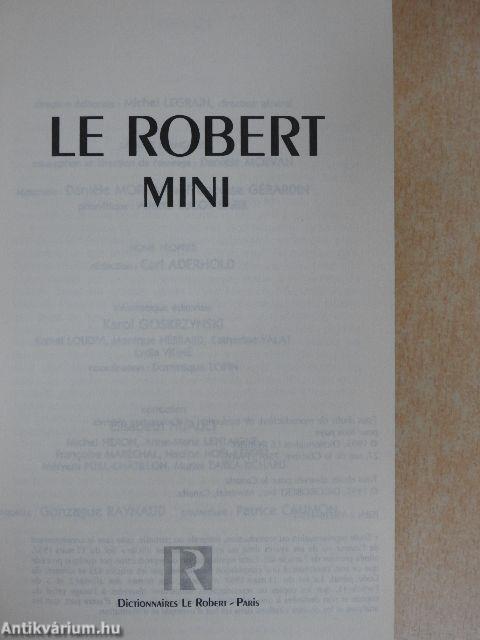 Le Robert Mini