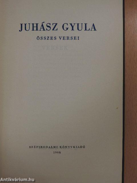 Juhász Gyula összes versei I-II.