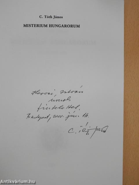 Misterium Hungarorum (dedikált példány)