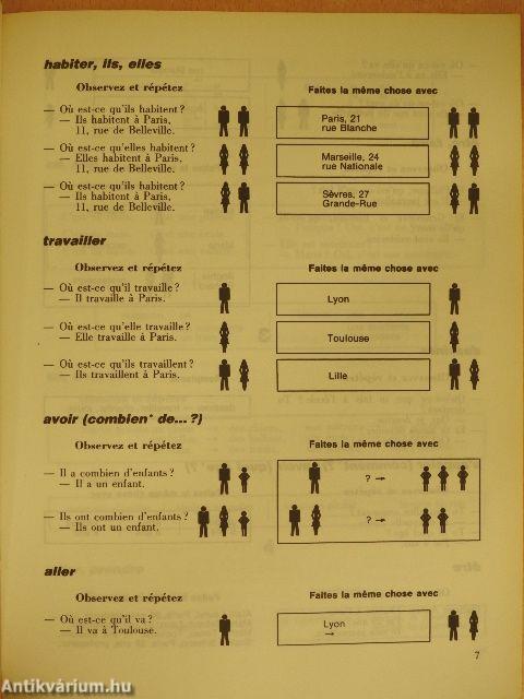 Méthode de Francais Langue Étrangére 1. - Livre d'exercices