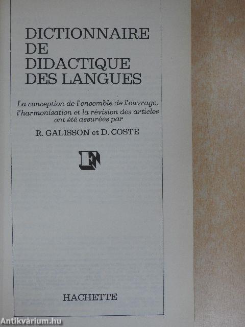 Dictionnaire de Didactique des Langues