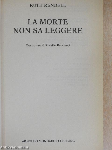 La Morte non sa Leggere