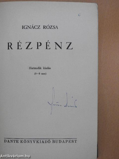 Rézpénz I-II.