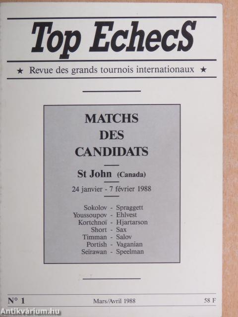 Top EchecS Mars-Avril 1988