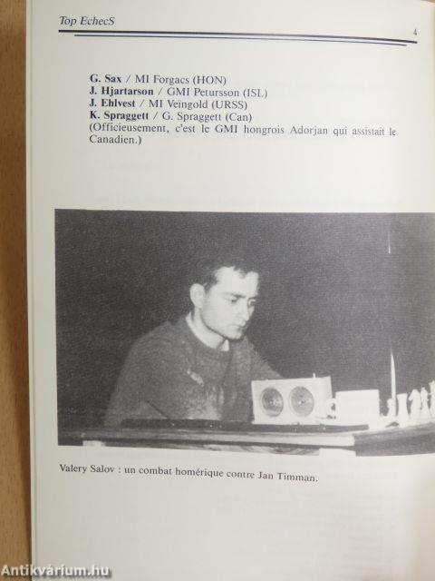 Top EchecS Mars-Avril 1988