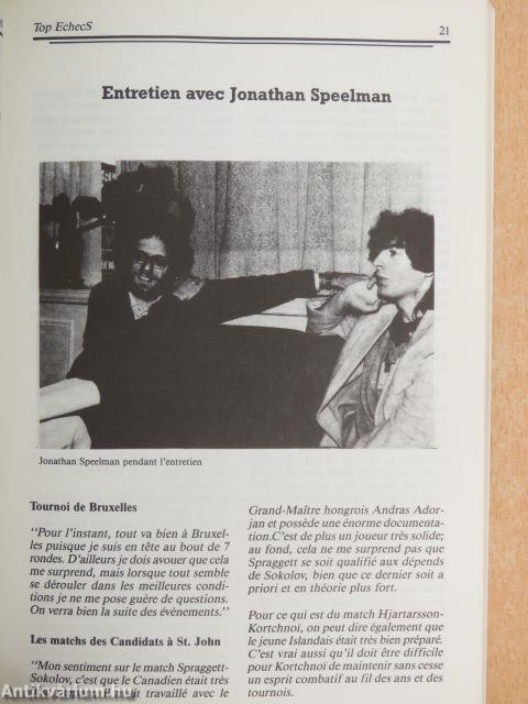 Top EchecS Mai-Juin 1988