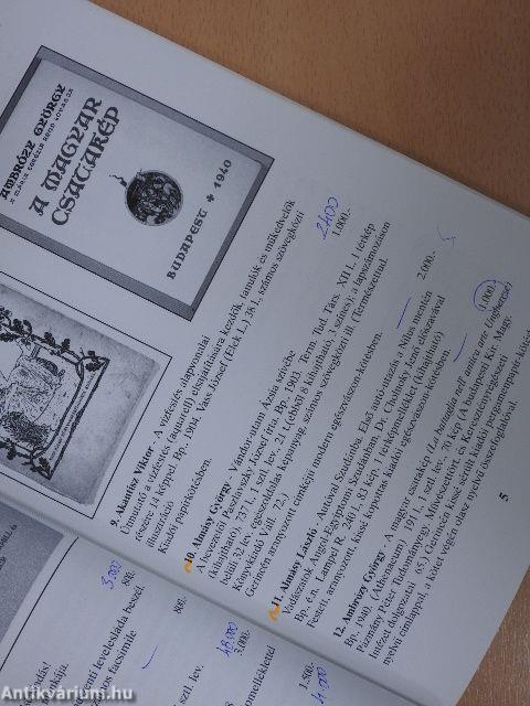 Arkánum Antikvárium 1. aukciója