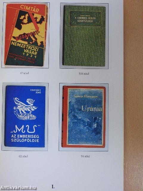 Arkánum Antikvárium 1. aukciója