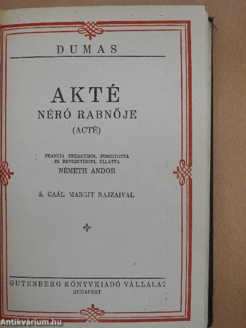 Akté Nero rabnője/Pamphile kapitány