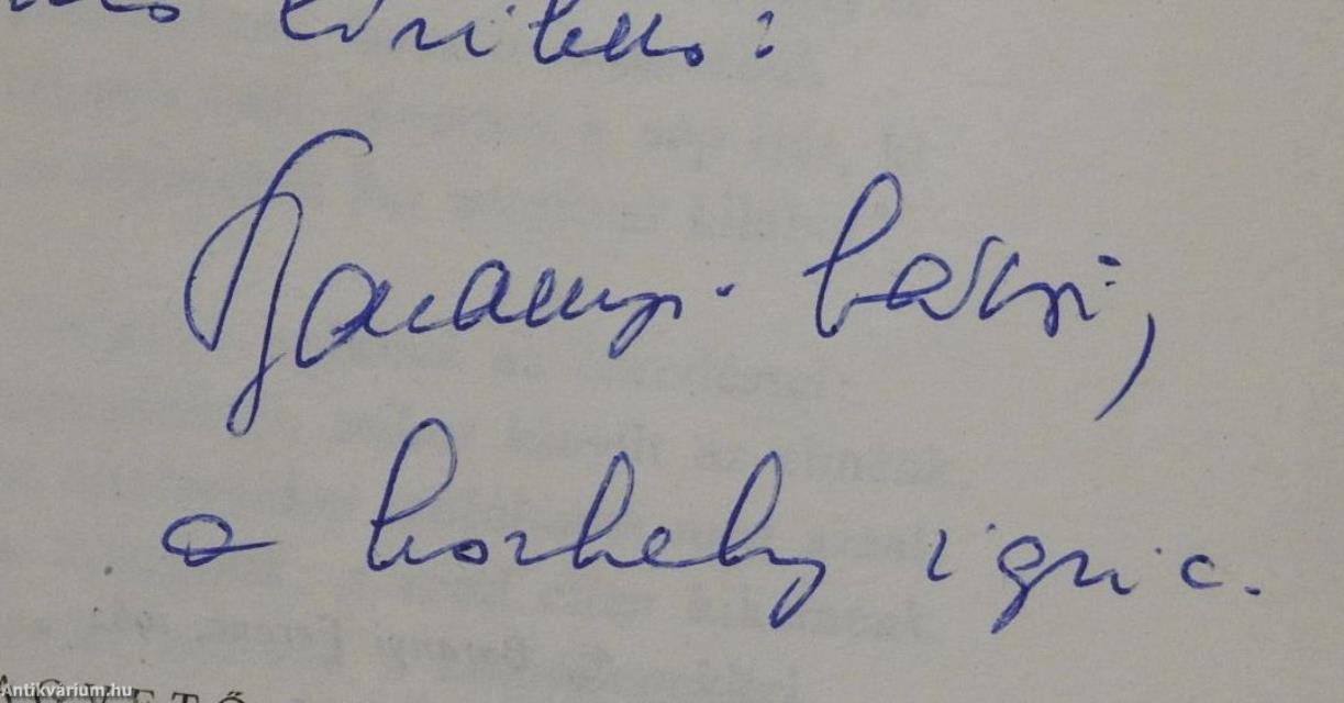 Villámok balladája (dedikált példány)