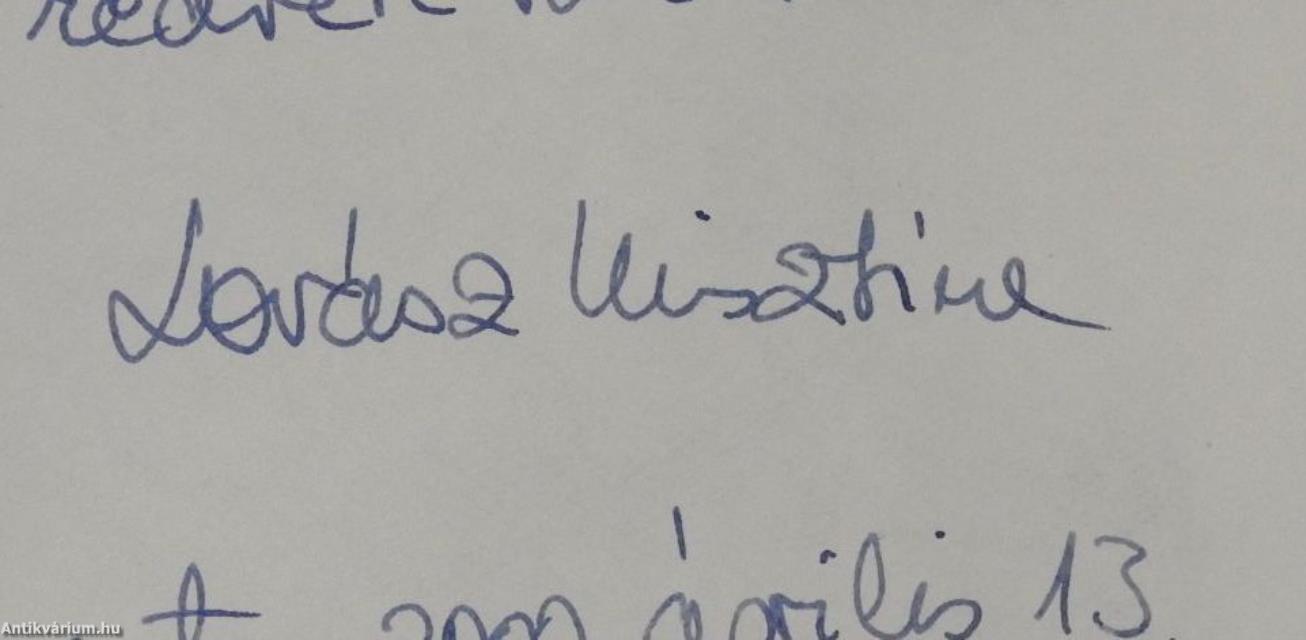 Csillagok szöges ágyán (dedikált példány)