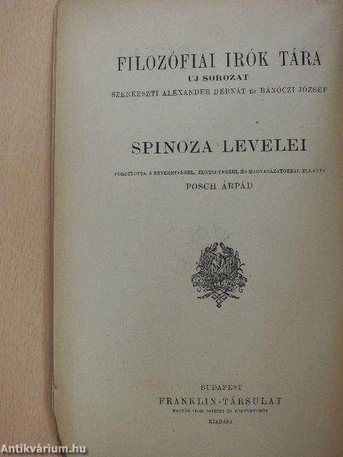 Spinoza levelei