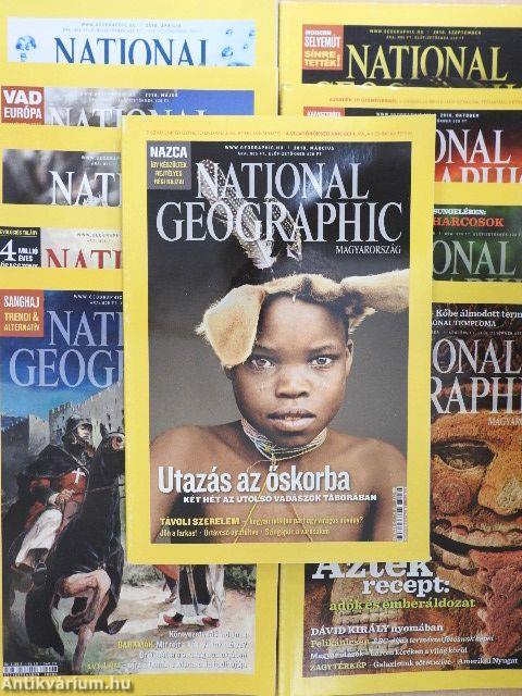 National Geographic Magyarország 2010. (nem teljes évfolyam)