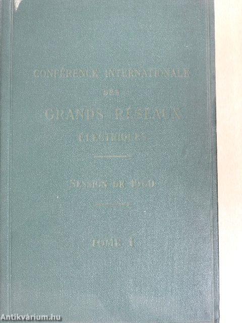 Conférence Internationale des Grands Réseaux Électriques a Haute Tension I.