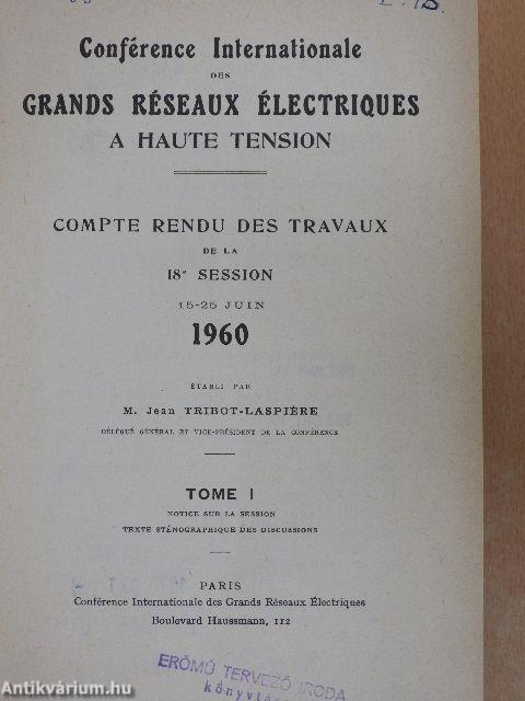 Conférence Internationale des Grands Réseaux Électriques a Haute Tension I.