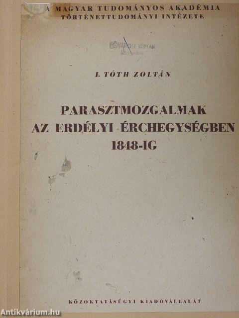 Parasztmozgalmak az erdélyi érchegységben 1848-ig