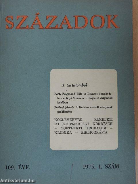 Századok 1975/1.