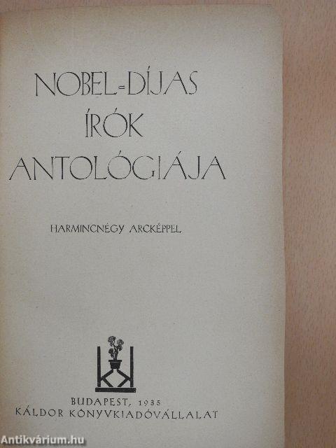 Nobel-díjas írók antológiája