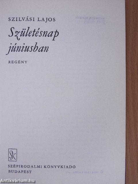 Születésnap júniusban