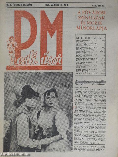 Pesti Műsor 1974. március 14-20-ig