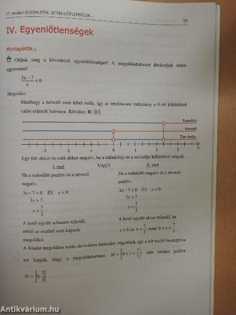 Tanulók könyve - Matematika 9. évfolyam 2. félév 1.