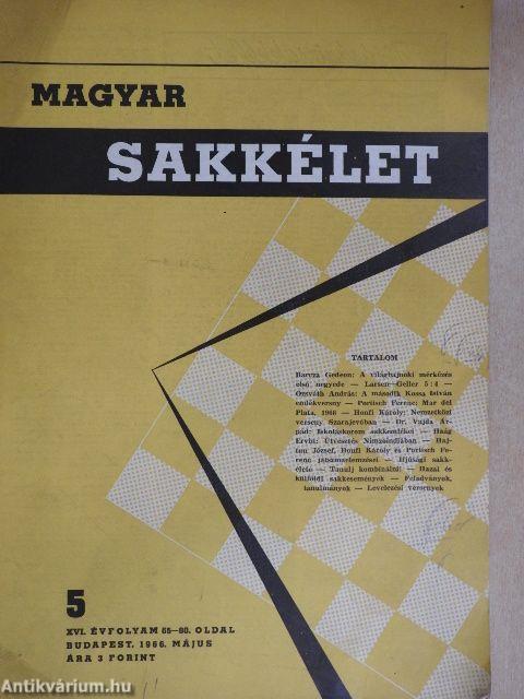 Magyar Sakkélet 1966. május