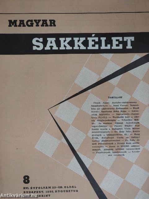 Magyar Sakkélet 1966. augusztus