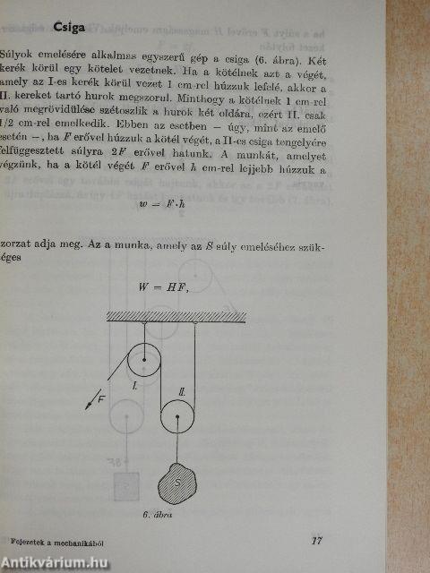 Fejezetek a mechanikából