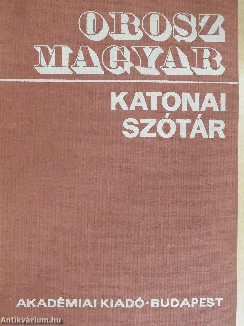 Orosz-magyar katonai szótár