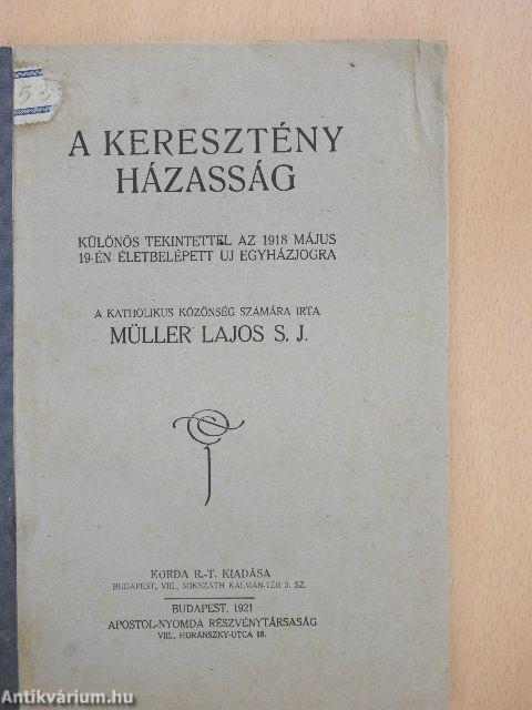 A keresztény házasság