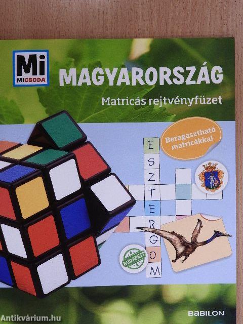 Magyarország - Matricás rejtvényfüzet