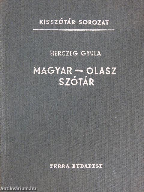 Magyar-olasz szótár