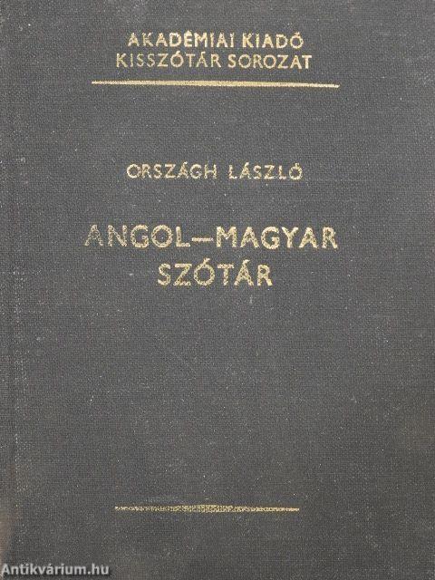 Angol-magyar szótár